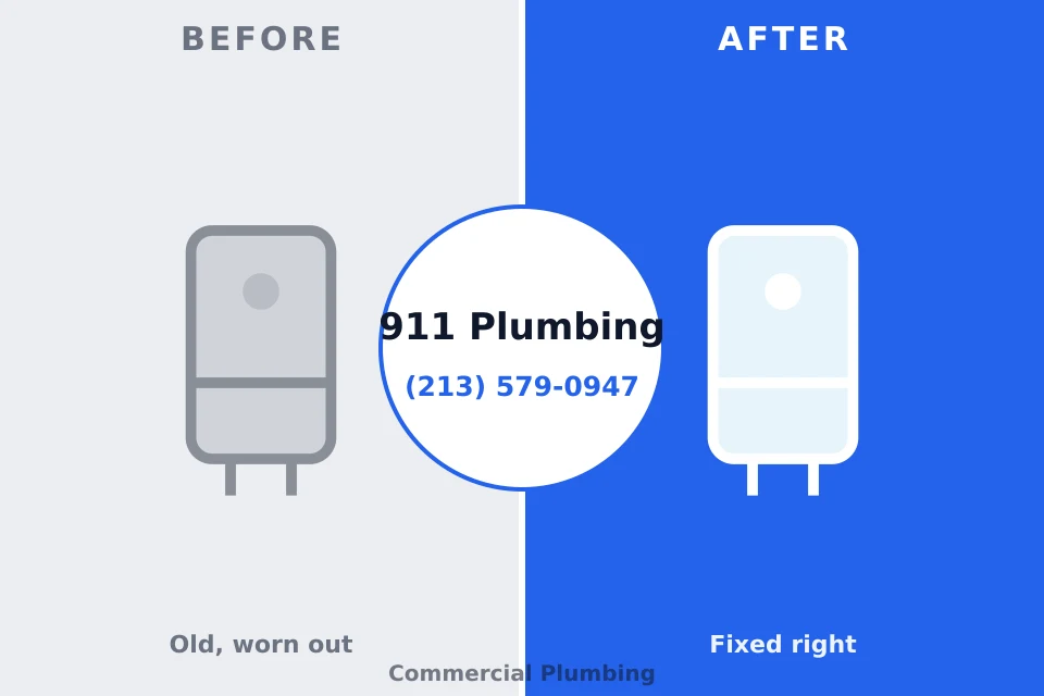 Before and after: plumbing company West Allis, WI